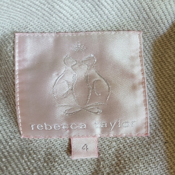 Rebecca Taylor silk blend cropped blazer size 4 - Picture 14 of 16